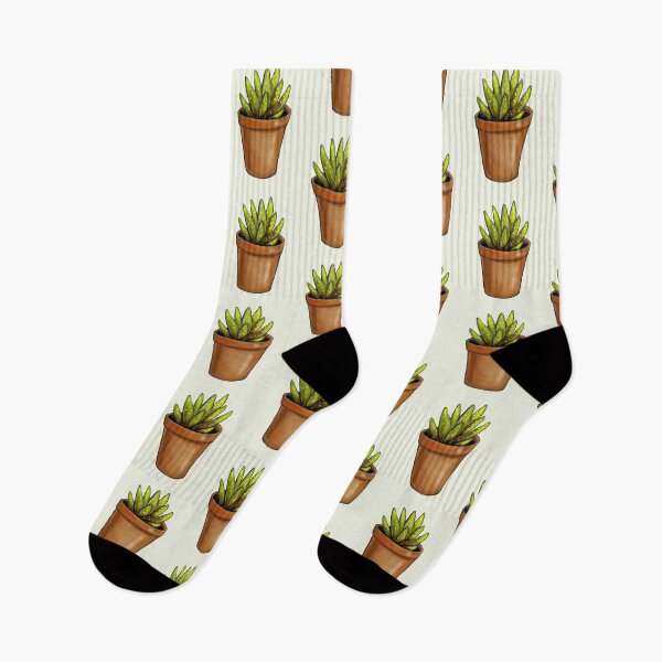 Item preview, Cactus in a Flower Pot, Hand Drawn Digital Art, Succulent designed and sold by JoyfulWhimsy.
