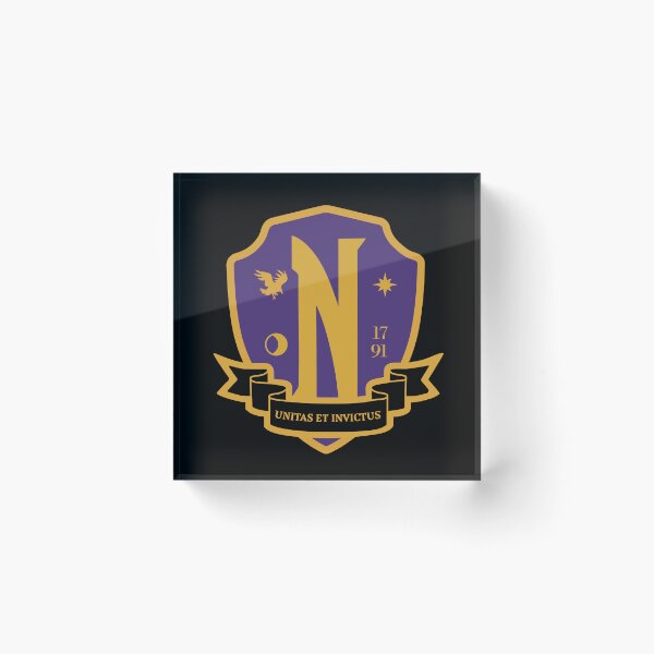 Item preview, Nevermore Academy Crest (clean) designed and sold by Eversole Design Co..