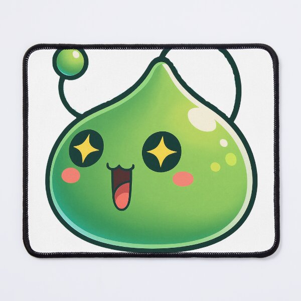 Item preview, MapleStory Green Slime | Cute Chibi Monster Art designed and sold by Bingerzz' Marketplace.