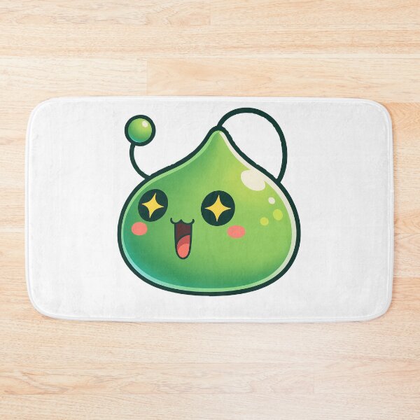Item preview, MapleStory Green Slime | Cute Chibi Monster Art designed and sold by Bingerzz' Marketplace.