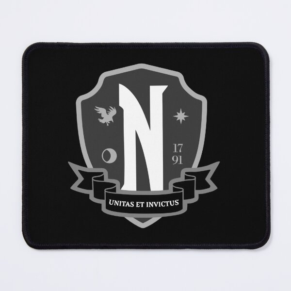 Item preview, Nevermore Academy Crest - Greyscale (clean) designed and sold by Eversole Design Co..