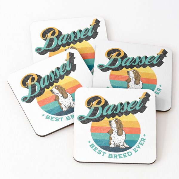 Item preview, Basset Hound Best Breed Ever Funny Retro Gift designed and sold by Guarddogdrive.