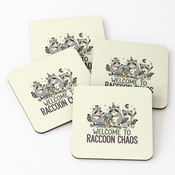 Item preview, Welcome to Raccoon Chaos designed and sold by musthavewords.