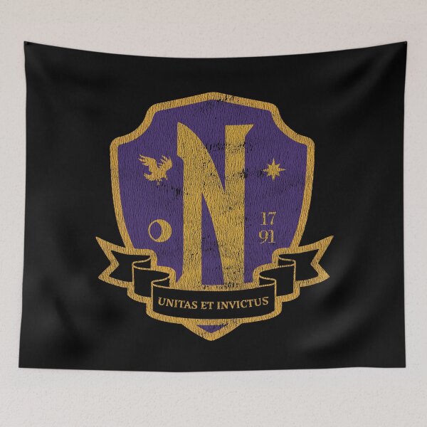 Item preview, Nevermore Academy Crest (vintage distressed) designed and sold by Eversole Design Co..