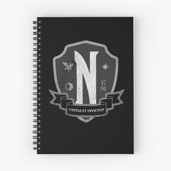 Item preview, Nevermore Academy Crest - Greyscale (worn vintage) designed and sold by Eversole Design Co..