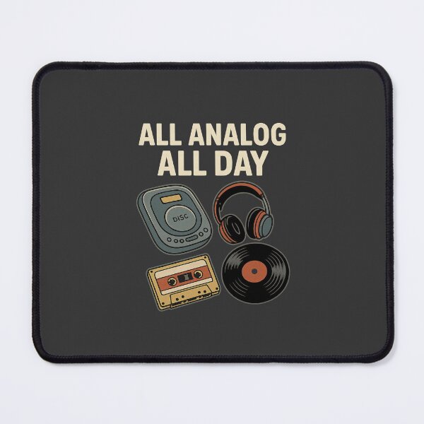 Item preview, All Analog All Day designed and sold by musthavewords.