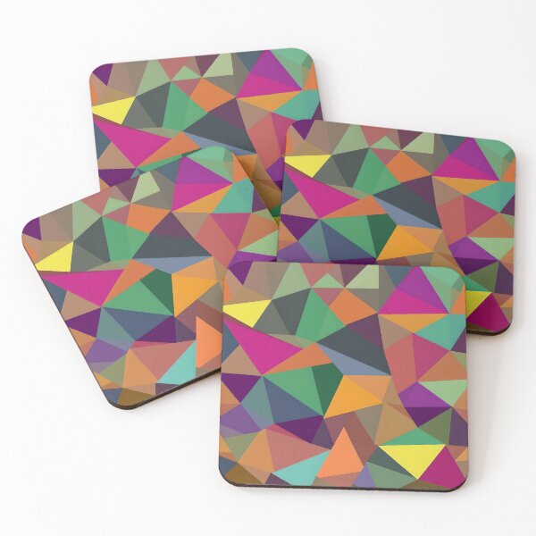 Item preview, various triangular pattern colorful abstract design designed and sold by SmashingDeals.