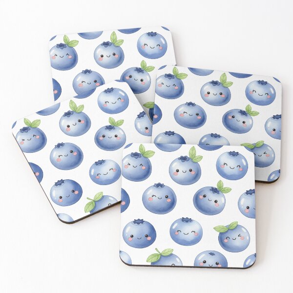Item preview, A Cute Watercolor Blueberry designed and sold by Victoria Riabov.