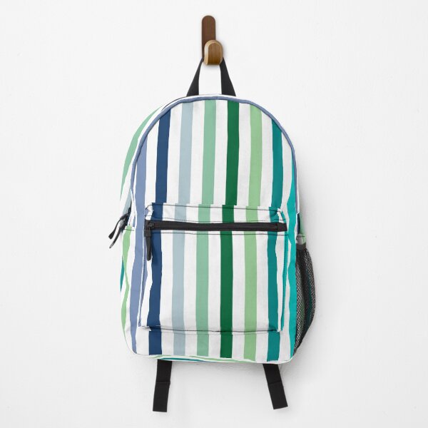 Item preview, Seaside Stripes green and blue designed and sold by Juliewdesigns.