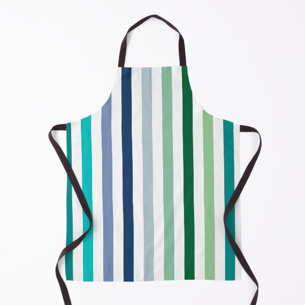Item preview, Seaside Stripes green and blue designed and sold by Juliewdesigns.