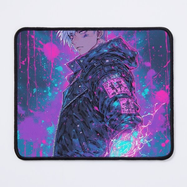 Item preview, Cyberpunk Anime Graffiti Warrior – Neon Street Art Style designed and sold by Graffiti Oni.