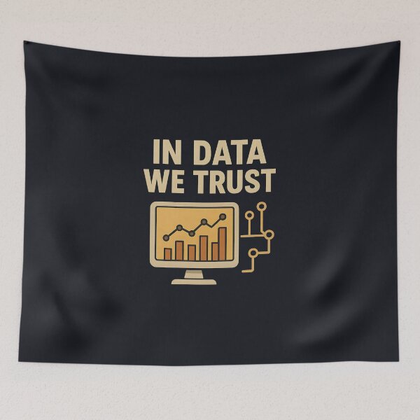 Item preview, In Data We Trust designed and sold by musthavewords.