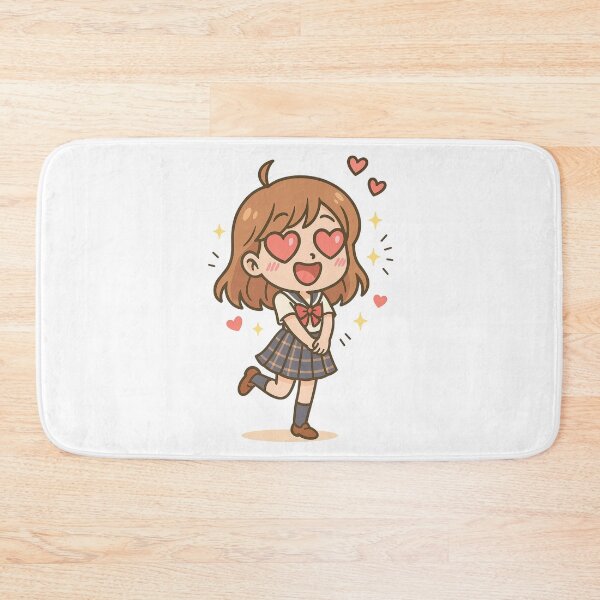 Item preview, In Love Chibi Girl – Cute Kawaii Anime Illustration designed and sold by MK-WOOD.