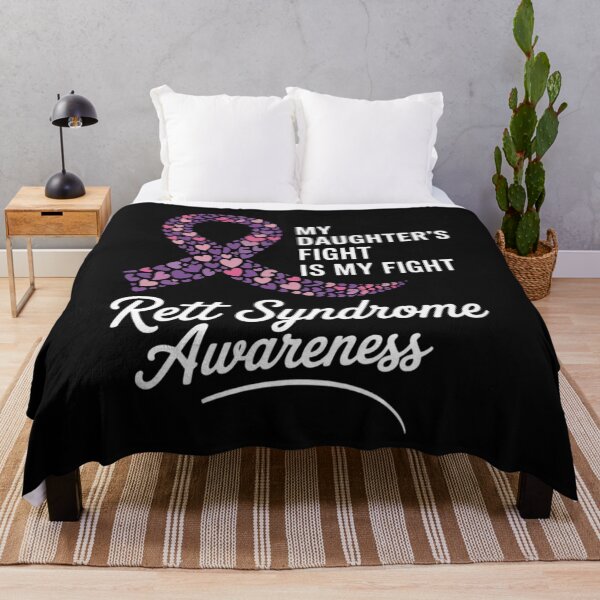 Item preview, My Daughter’s Fight Is My Fight Rett Syndrome Awareness designed and sold by Vastingan.