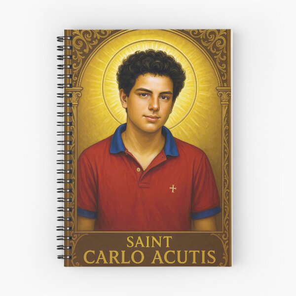Item preview, Saint Carlo Acutis Sacred Art Print – Catholic Wall Decor & Inspirational Altar Poster designed and sold by FaithCreatives.