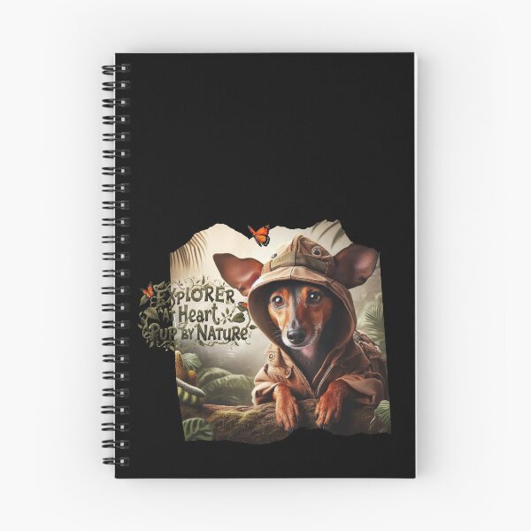 Item preview, explorer at heart pup by nature, a gift for a dog and adventure lover designed and sold by miro-bob-design.