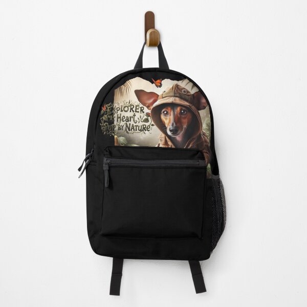Item preview, explorer at heart pup by nature, a gift for a dog and adventure lover designed and sold by miro-bob-design.