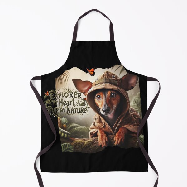 Item preview, explorer at heart pup by nature, a gift for a dog and adventure lover designed and sold by miro-bob-design.