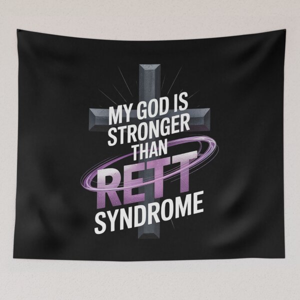 Item preview, My God Is Stronger Than Rett Syndrome designed and sold by Vastingan.