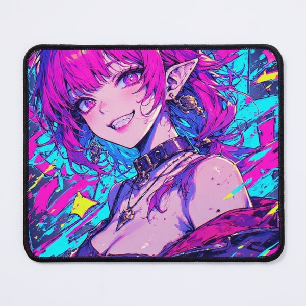Item preview, Anime Graffiti Demon Girl – Neon Punk Street Art Style designed and sold by Graffiti Oni.