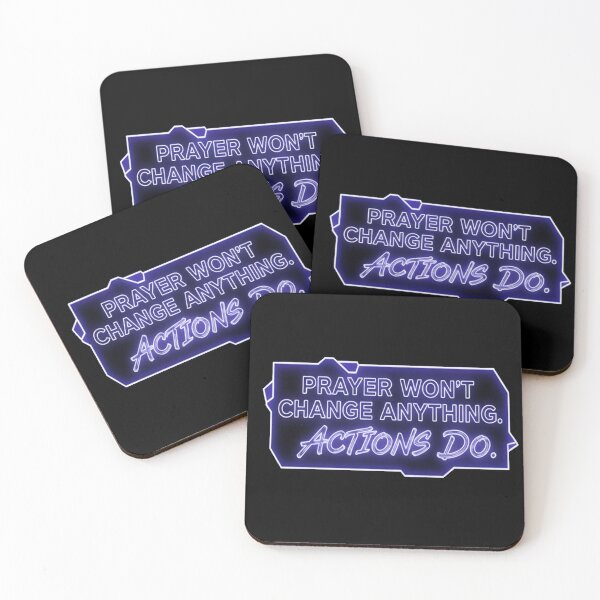Item preview, Prayer Won't Change Anything. Actions Do. designed and sold by Owcomm.