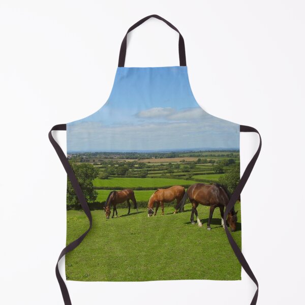 Item preview, Horses grazing in the Cotswolds designed and sold by stevepaint.