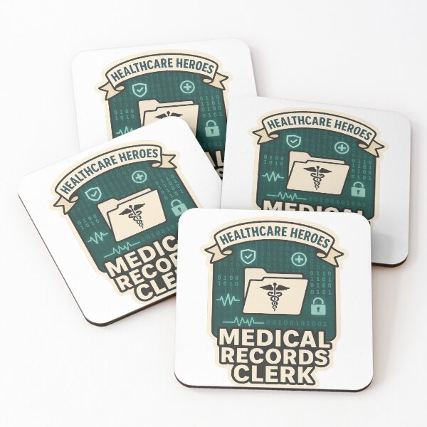 Item preview, Medical Records Clerk, Healthcare Heroes Design designed and sold by TeeCraftTeeCo.