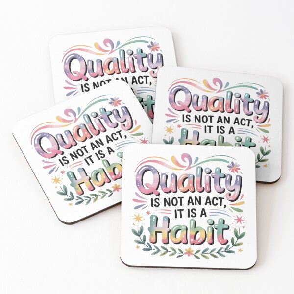 Item preview, Quality is not an act it is a habit designed and sold by nimmitrends.