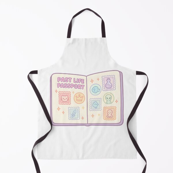 Item preview, Kawaii Past Life Passport Cute Sticker Stamps Different Lives Travel Journal Art designed and sold by OsasChild.