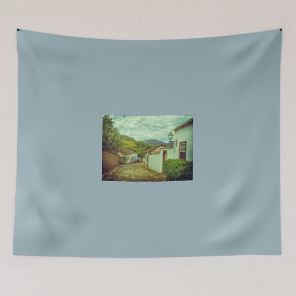 Item preview, A tranquil street in the colonial town of Tiradentes. designed and sold by stevepaint.