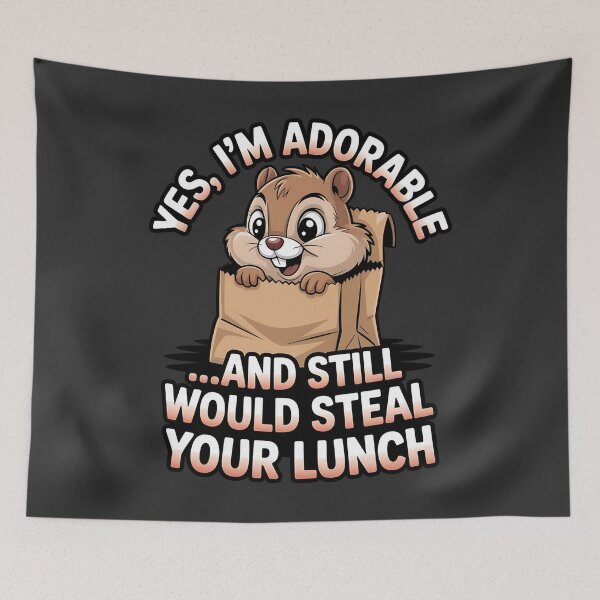 Item preview, I'm adorable - I love chipmunks - Live chipmunk - Chipmunk only - Chipmunk for you - Chipmunk forever - Free chipmunk designed and sold by JansenGS.