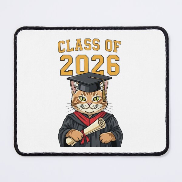Item preview, Class of 2026 cat officially graduated t-shirt designed and sold by TheHappyHaul.