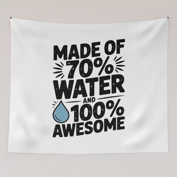 Item preview, Made of 70% Water and 100% Awesome designed and sold by Frank Ring.