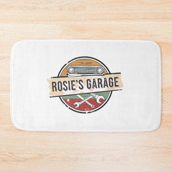 Item preview, Rosie's Garage | The Wrench & The Wheel designed and sold by RedDelaney.