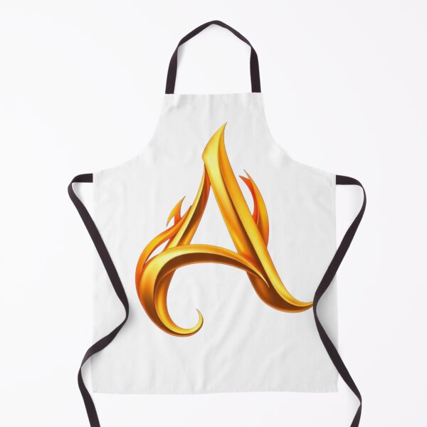 Item preview, Golden Flame Letter A – Luxury 3D Alphabet Design designed and sold by 1TruthMatrix.