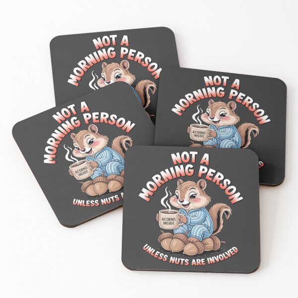 Item preview, Not a morning person - I love chipmunks - Live chipmunk - Chipmunk only - Chipmunk for you - Chipmunk forever - Free chipmunk designed and sold by JansenGS.