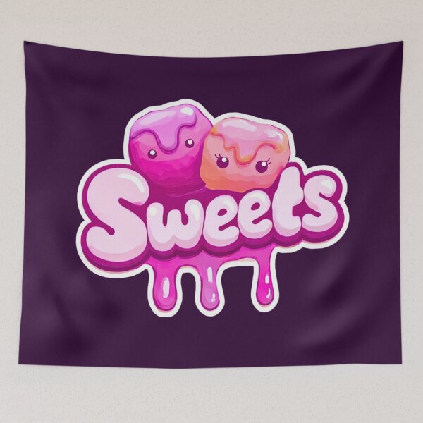 Item preview, Sweets, sweet jelly couple, a pink artwork designed and sold by silent-violin.