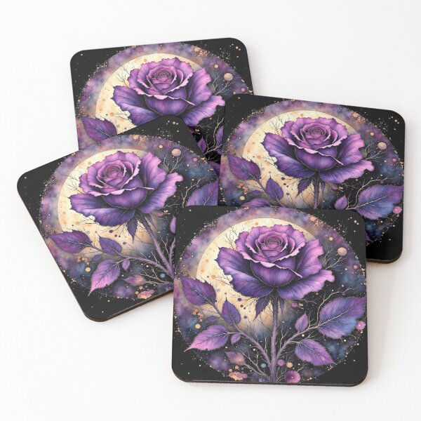 Item preview, gothic purple rose designed and sold by Talpha.