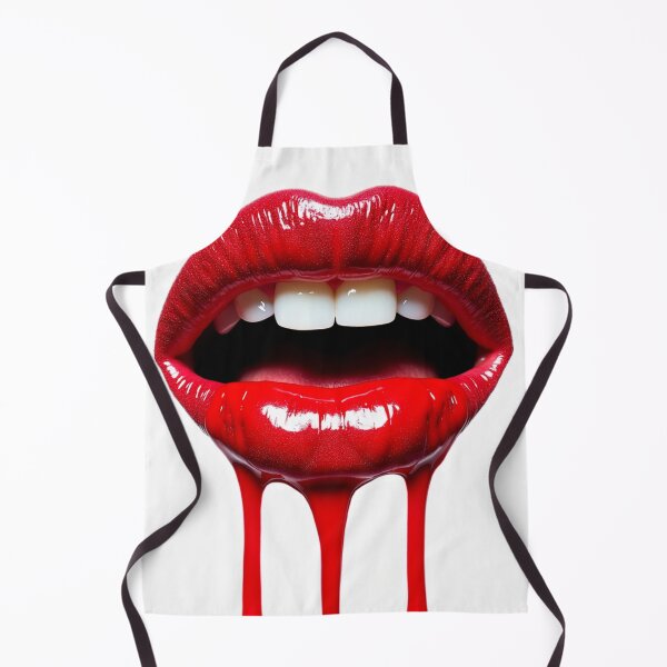 Item preview, Bold. Glossy. Unforgettable.” “Red lips that drip with attitude. designed and sold by TheDesignDen52.