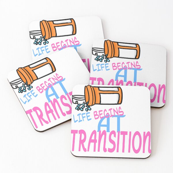 Item preview, Life Begins at Transition - Pills designed and sold by PridAchievement.