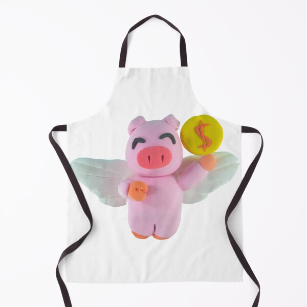Item preview, Flying Pig with Coin Clay Sculpture designed and sold by MooBinArt.