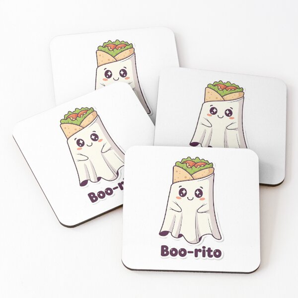 Item preview, Boo-rito - Funny Halloween Ghost Burrito Pun designed and sold by ChameloX.
