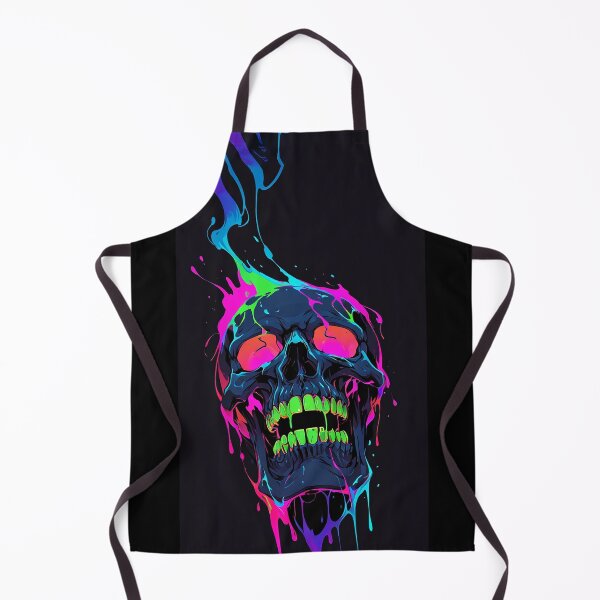 Item preview, Skull with neon colors designed and sold by Artkitokri.