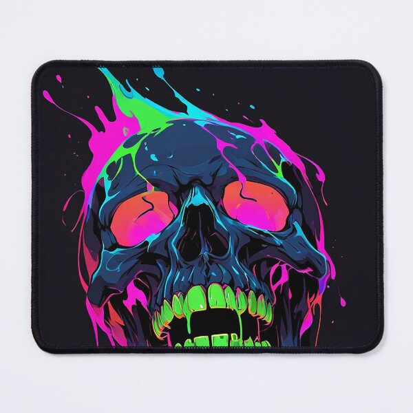 Item preview, Skull with neon colors designed and sold by Artkitokri.