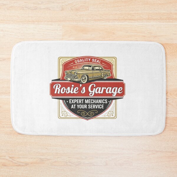 Item preview, Rosie's Garage | Golden Age Service designed and sold by RedDelaney.