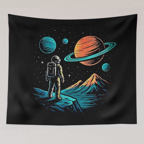 Item preview, Planet Hopper - Cosmic Astronaut designed and sold by Myra365Art.