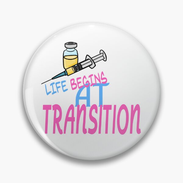 Item preview, Life Begins At Transition - Syringe designed and sold by PridAchievement.