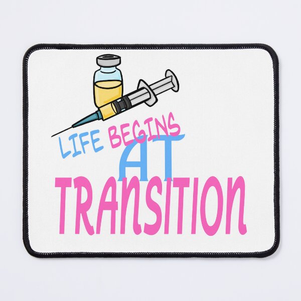 Item preview, Life Begins At Transition - Syringe designed and sold by PridAchievement.