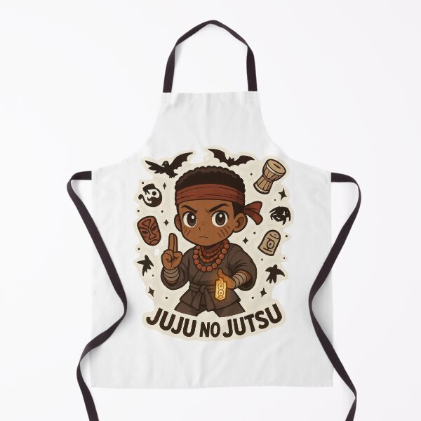 Item preview, Juju no Jutsu | Kawaii Chibi Nigerian Ninja Anime Sticker designed and sold by OsasChild.