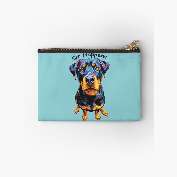 Item preview, Sit Happens Rottweiler Funny Dog T-Shirt, Cute Dog Pun Tee designed and sold by Gino By Design.